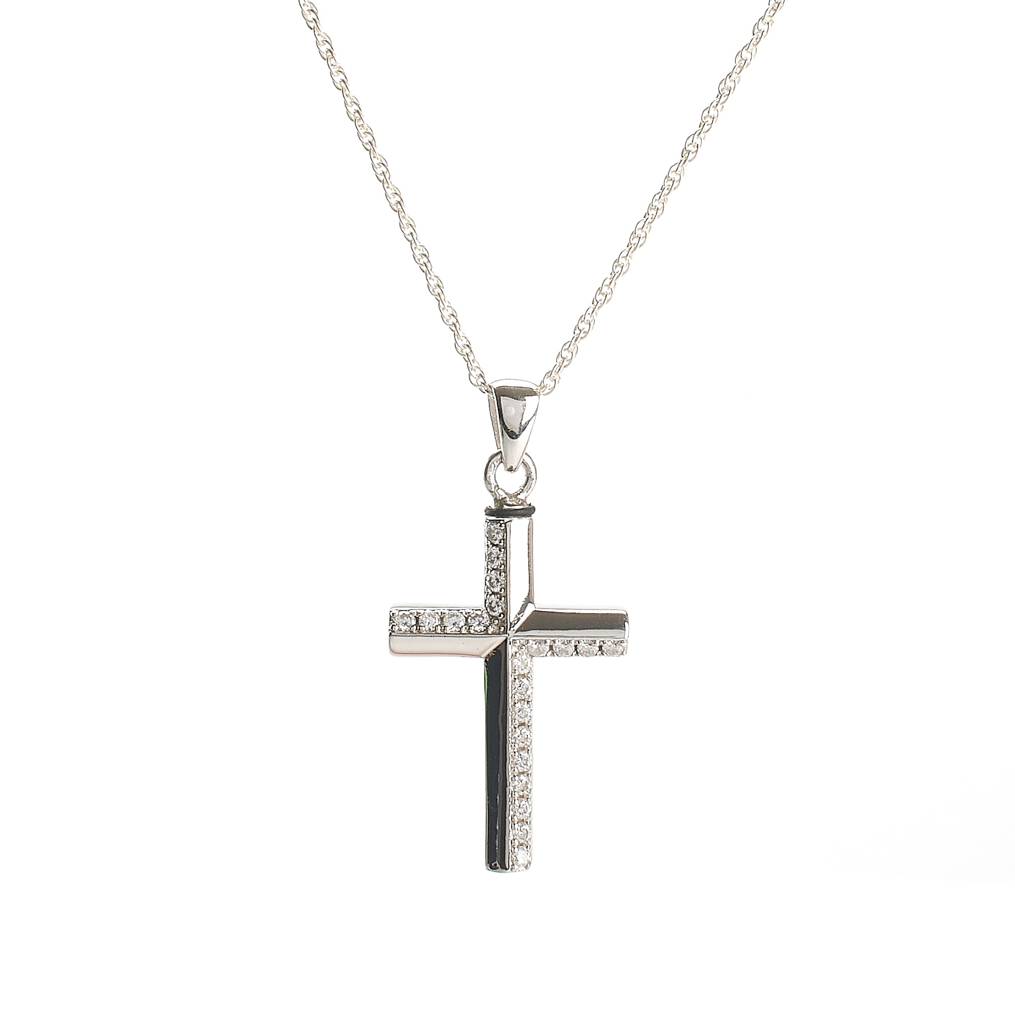 Cremation Pendant - 925 Sterling Silver Cross