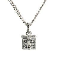 Cremation Pendant - Secret Filigree Silver Box