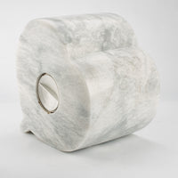 Cremation Urn - Large Luxury Marble Grey Heart