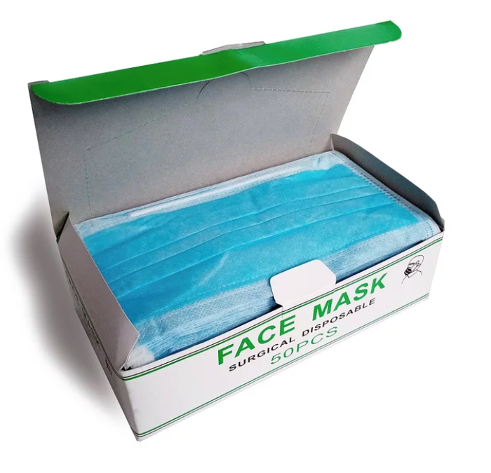 Face mask - 3ply - ear-loop 50 pack